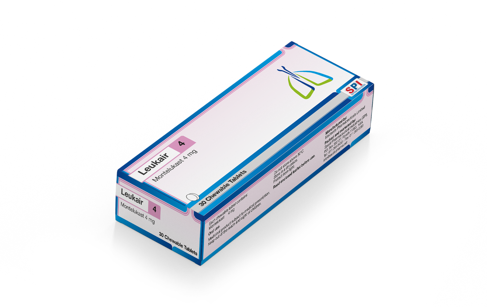 Leukair 4 mg Chewable Tablet