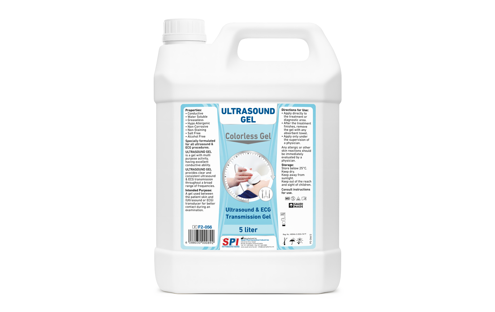 Ultrasound Gel (5 Liters - Colorless)