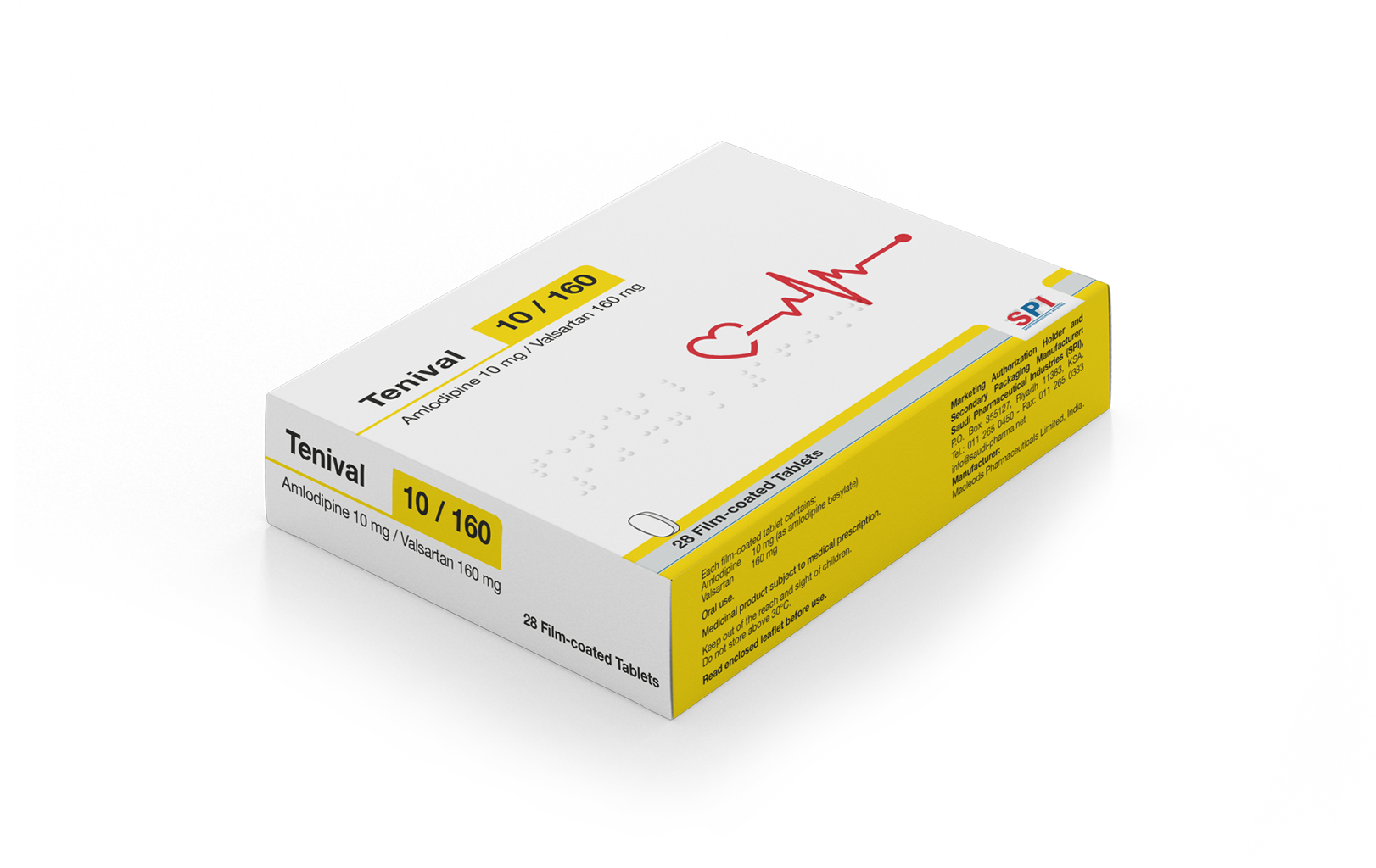 Tenival 10/160 mg Film-coated Tablet