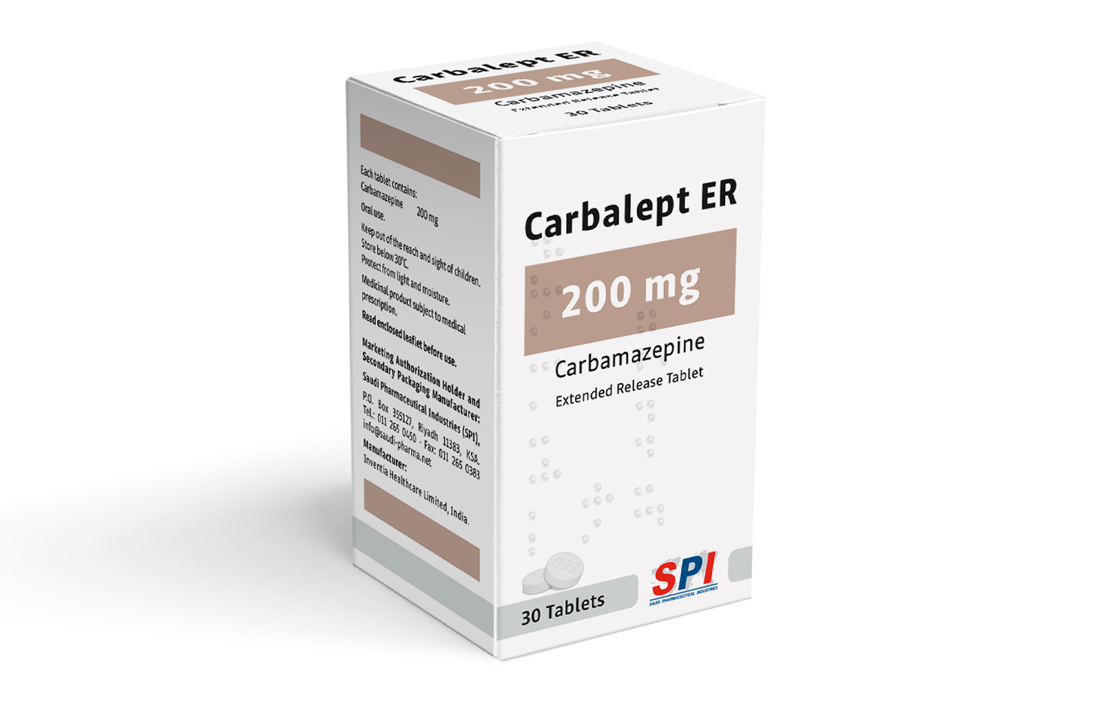 Carbalept ER 200 mg Extended Release Tablet