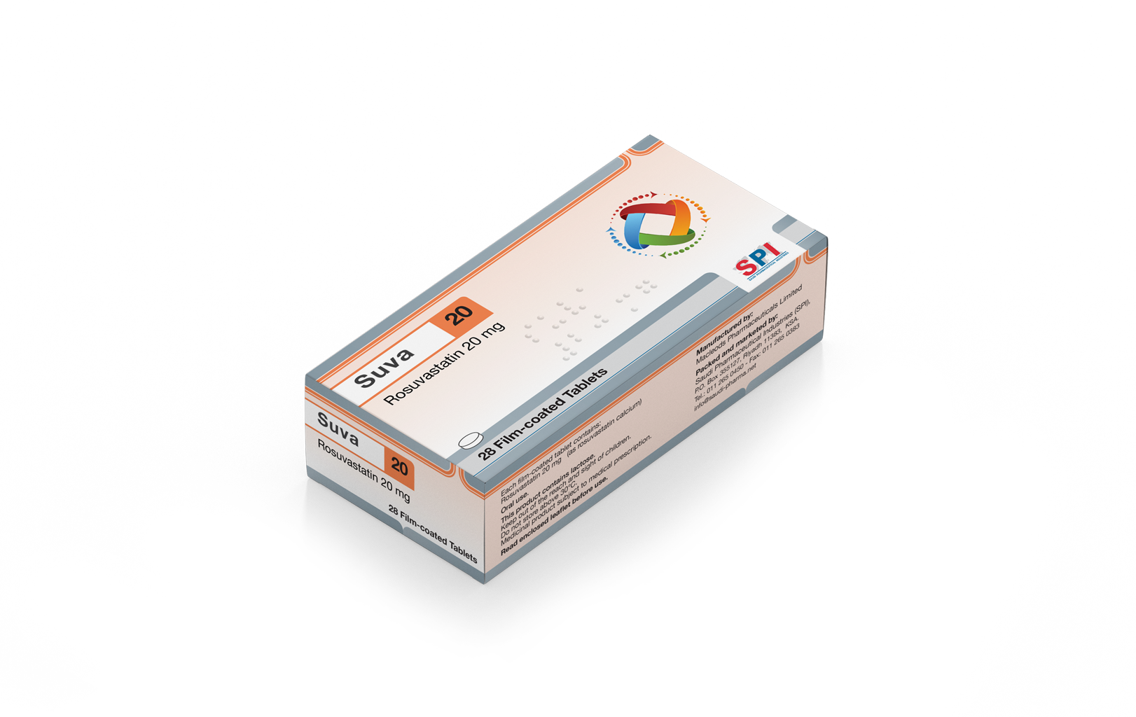 Suva 20 mg Film-coated Tablet