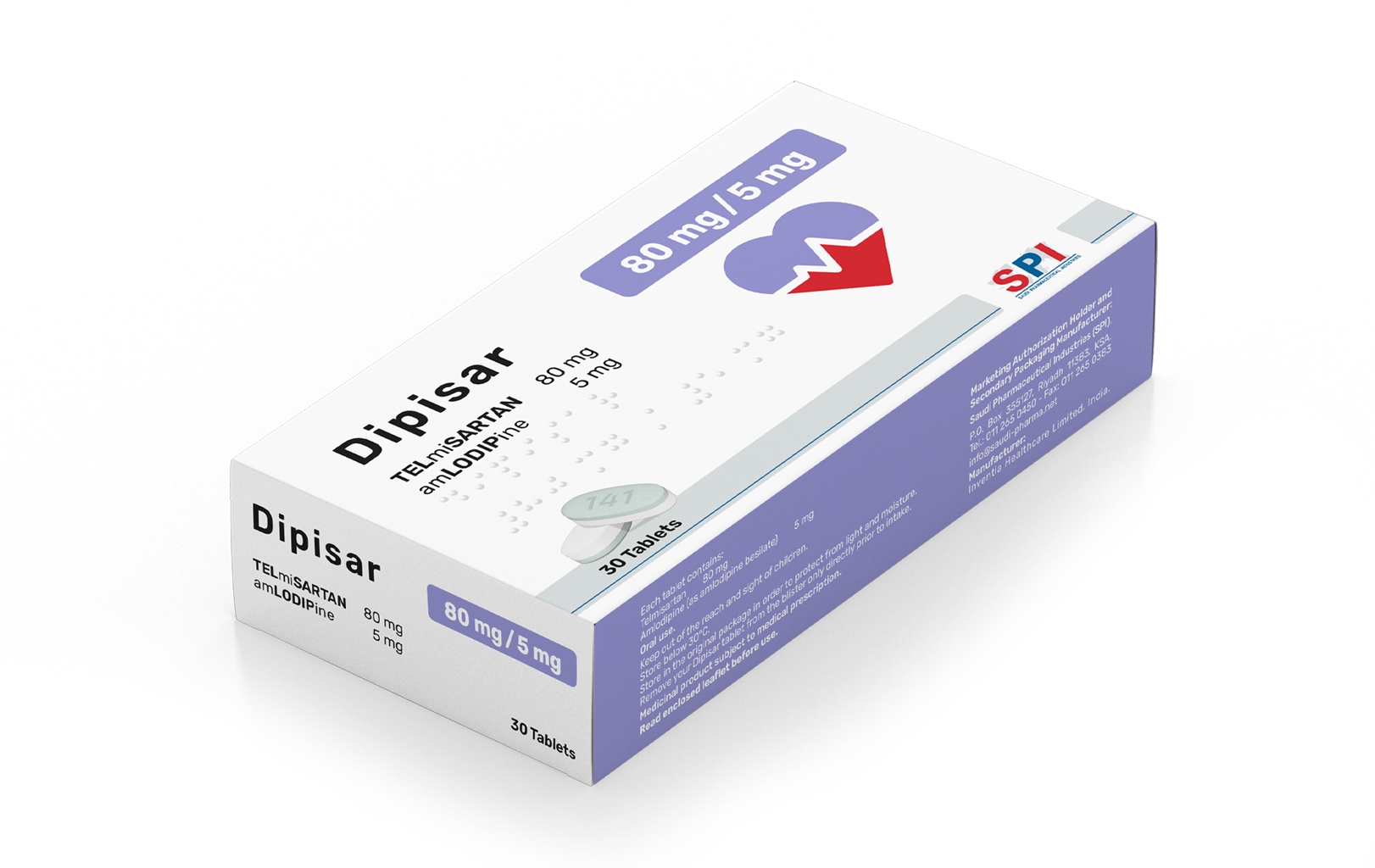 Dipisar 80/5 mg Tablet