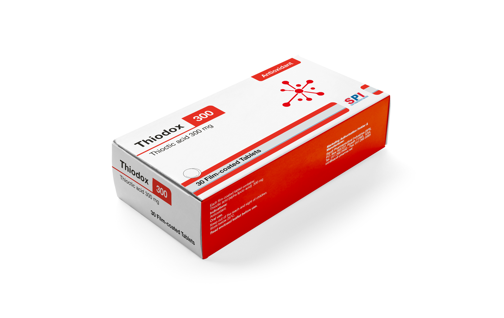Thiodox 300 mg Film-coated Tablet (30 Tablets)