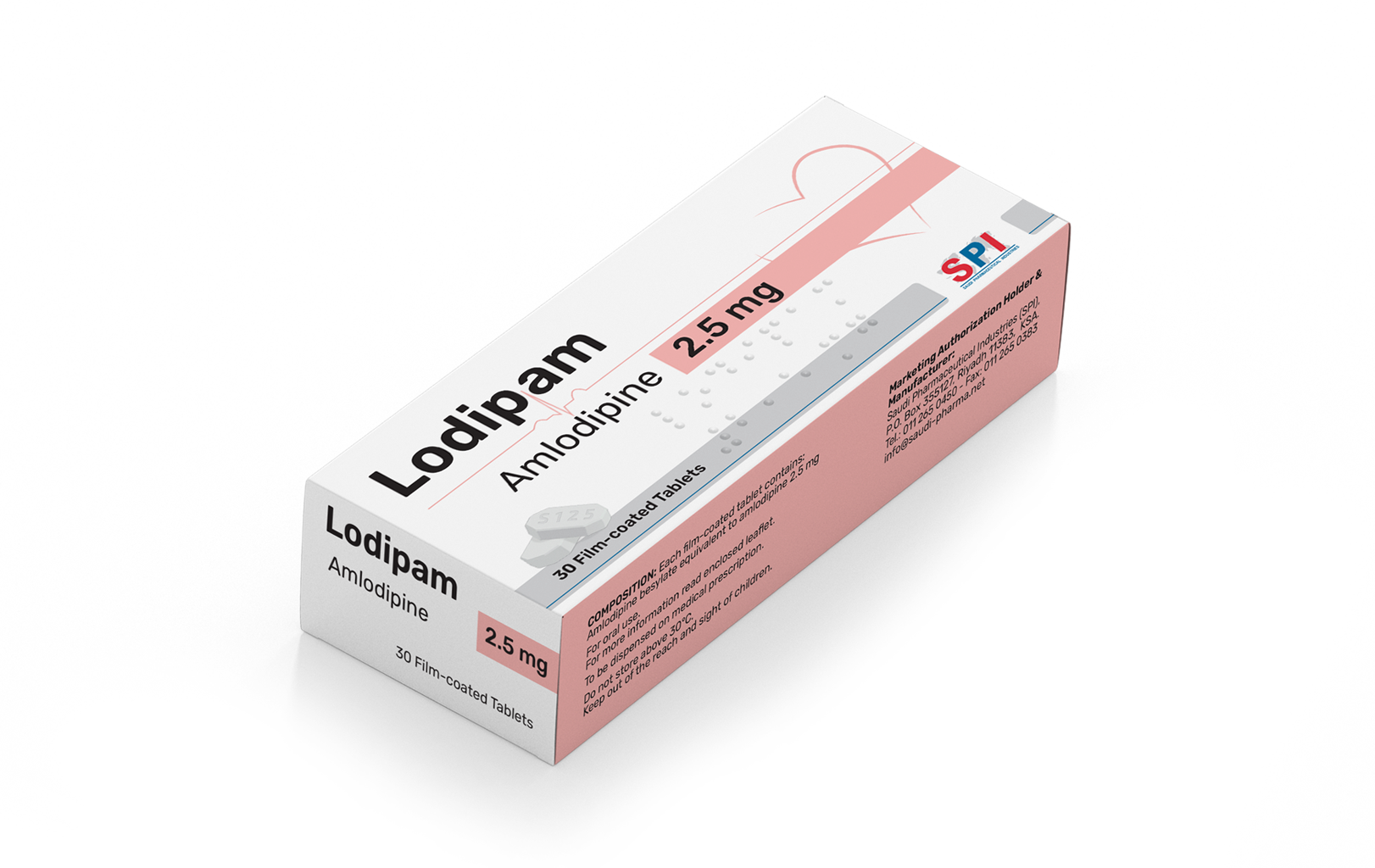 Lodipam 2.5 mg Film-coated Tablet