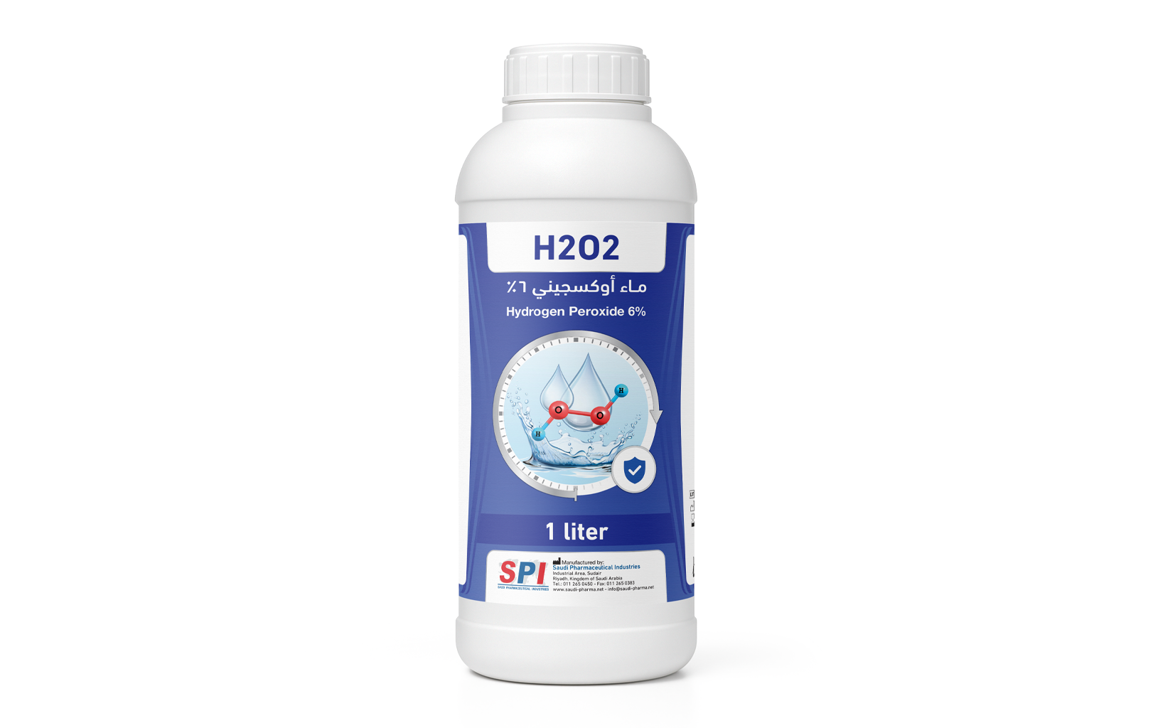 H2O2 6% Solution (1 Liter)