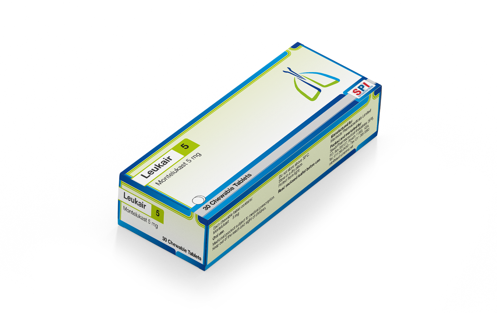 Leukair 5 mg Chewable Tablet
