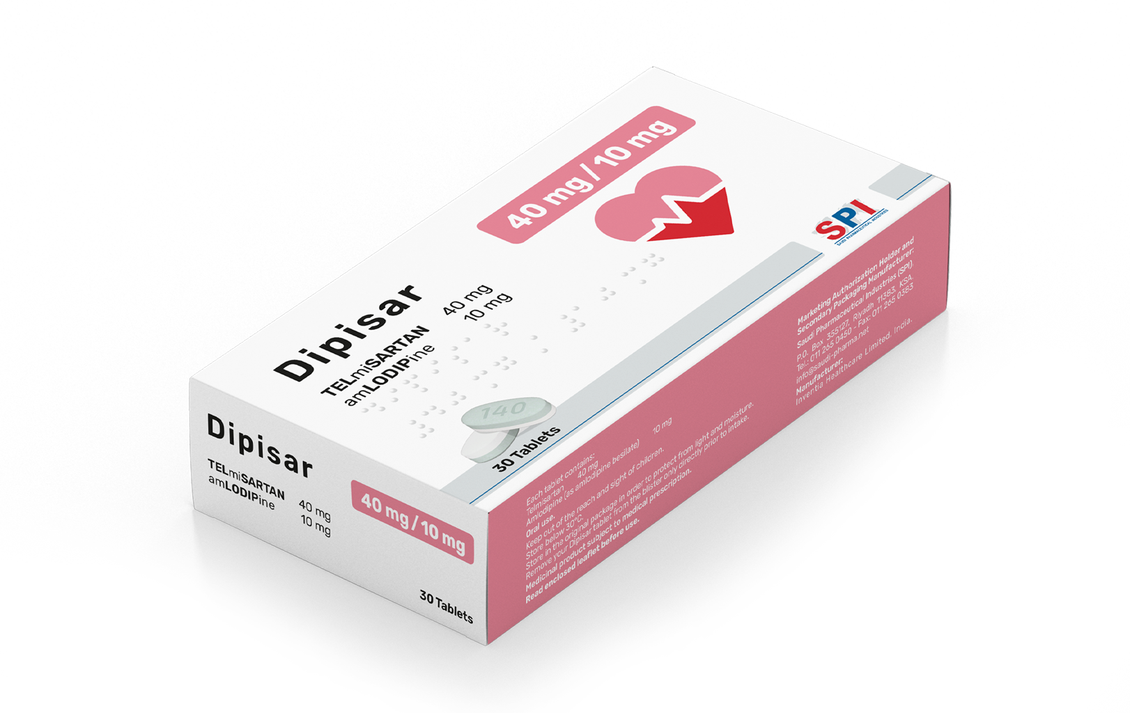 Dipisar 40/10 mg Tablet