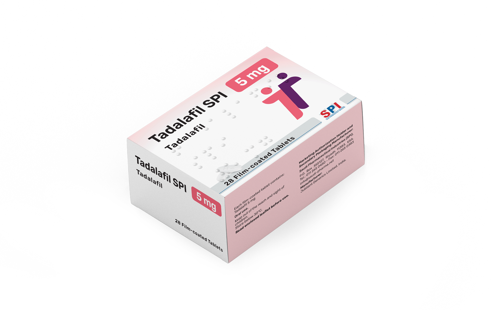 Tadalafil SPI 5 mg Film-coated Tablet