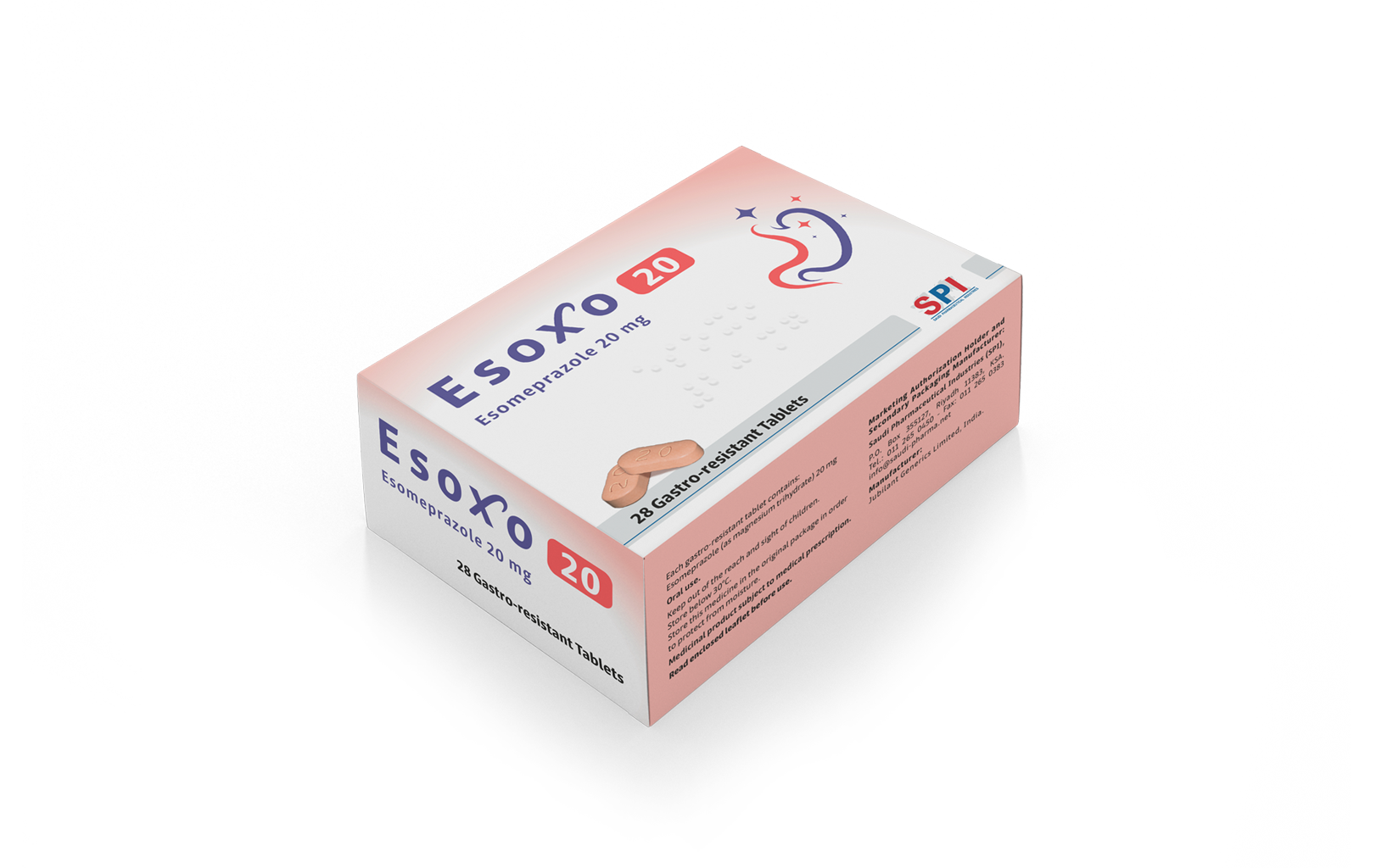 Esoxo 20 mg Gastro-resistant Tablet