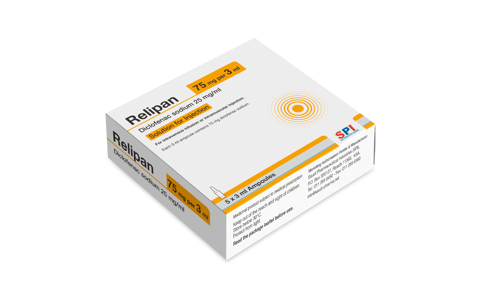 Relipan 25 mg/ml Solution for Injection