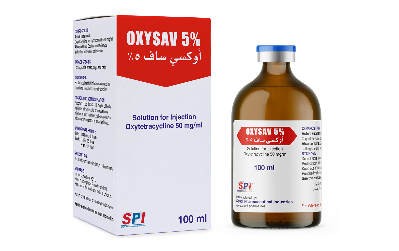 Oxy Sav 5% Solution for Injection
