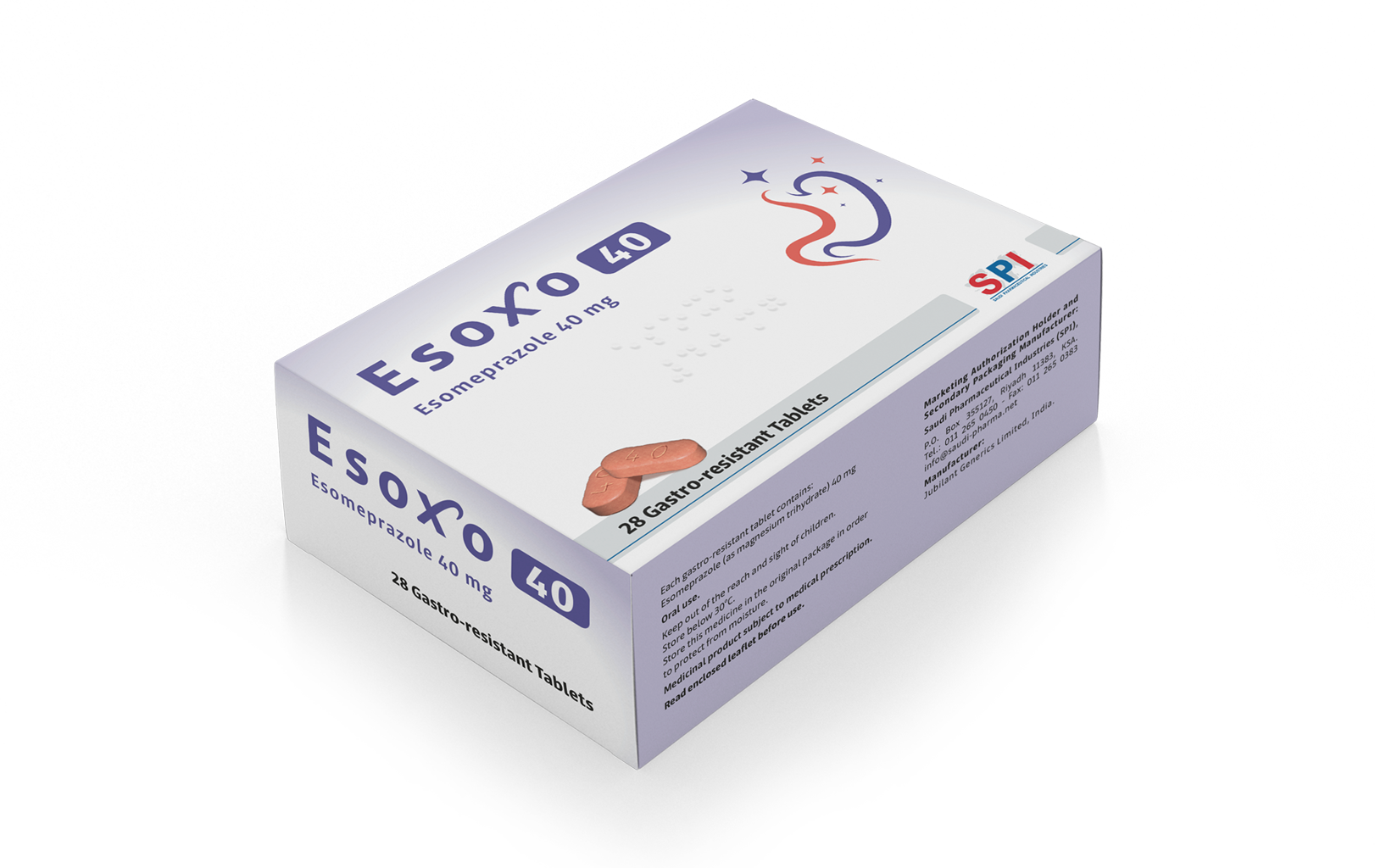 Esoxo 40 mg Gastro-resistant Tablet
