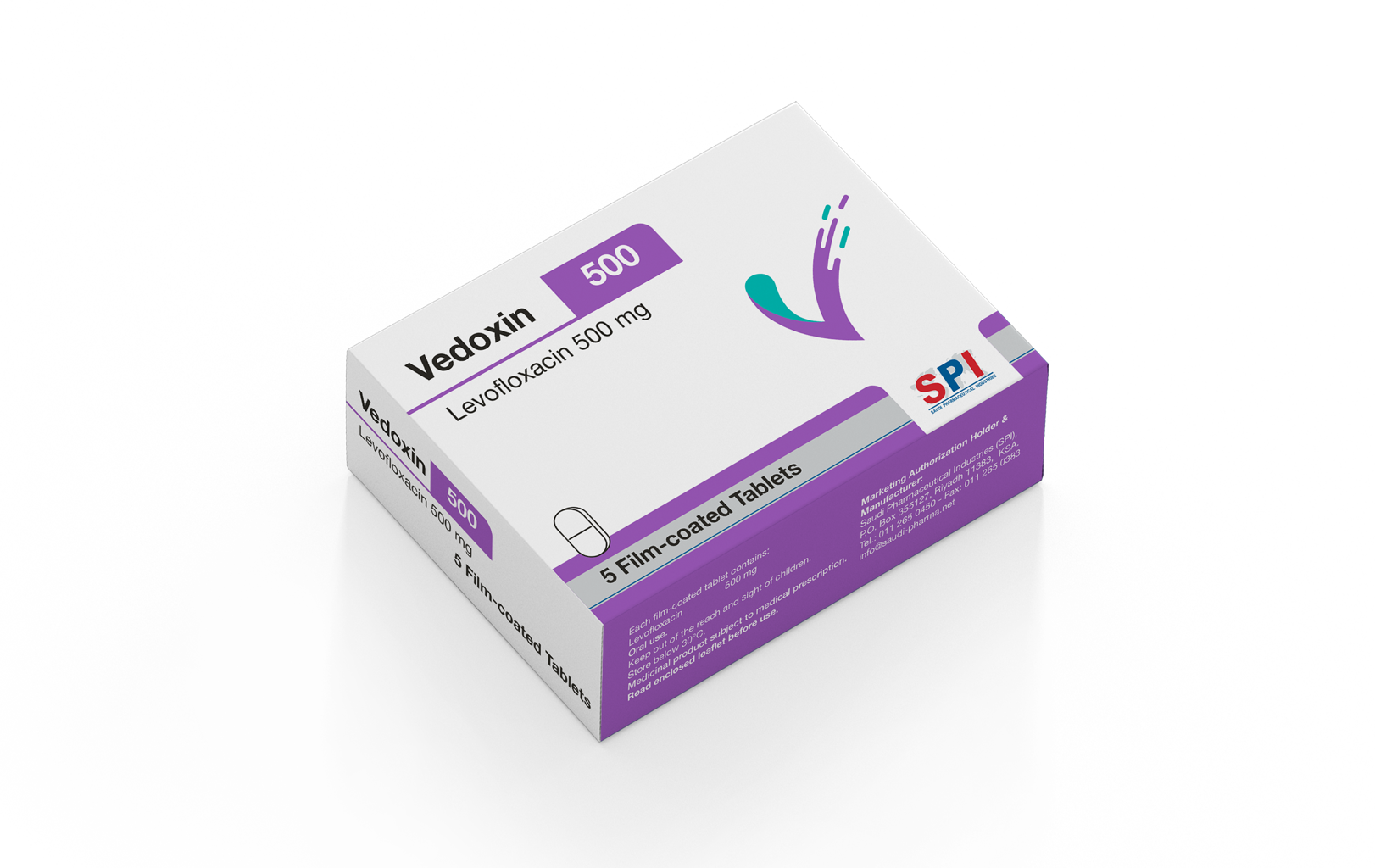 Vedoxin 500 mg Film-coated Tablet