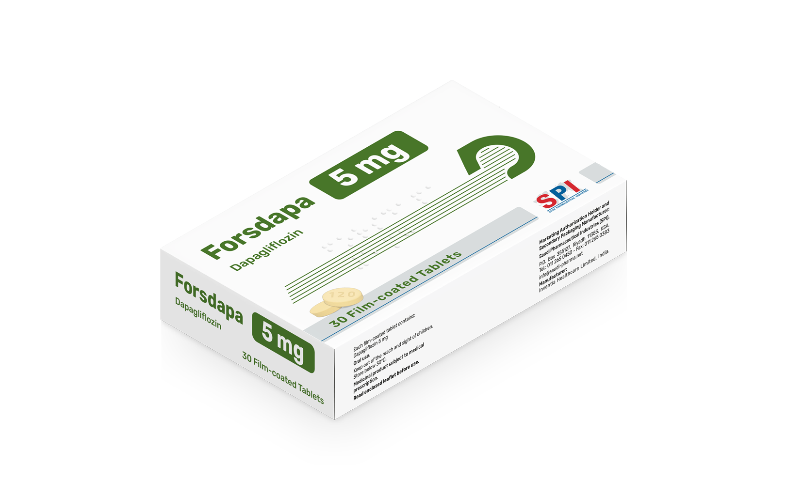 Forsdapa 5 mg Film-coated Tablet