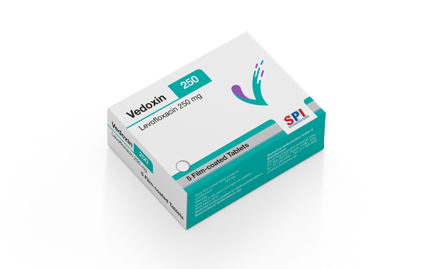 Vedoxin 250 mg Film-coated Tablet